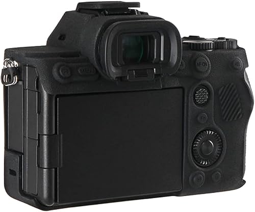 Miniatura 5 de Funda de cámara para Sony A7RV A7R5 - Funda protectora de silicona DSLR, jaula desmontable, a prueba de golpes, a prueba de polvo (negro)