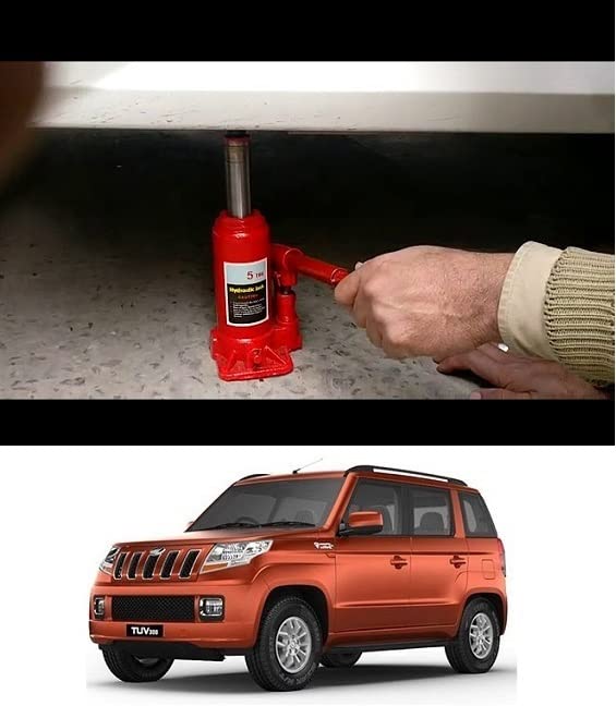 Trigcars® Genuine TUV 300 Car 5 Ton Hydraulic Bottle Shape Jack Very