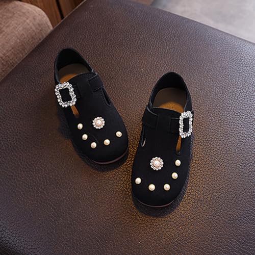 Girls Kids Ankle Sandals Close Toe Sequins Dress Shoes Toddler Soft Sole Summer Casual Leather Loafers Comfy Cute Shoes2