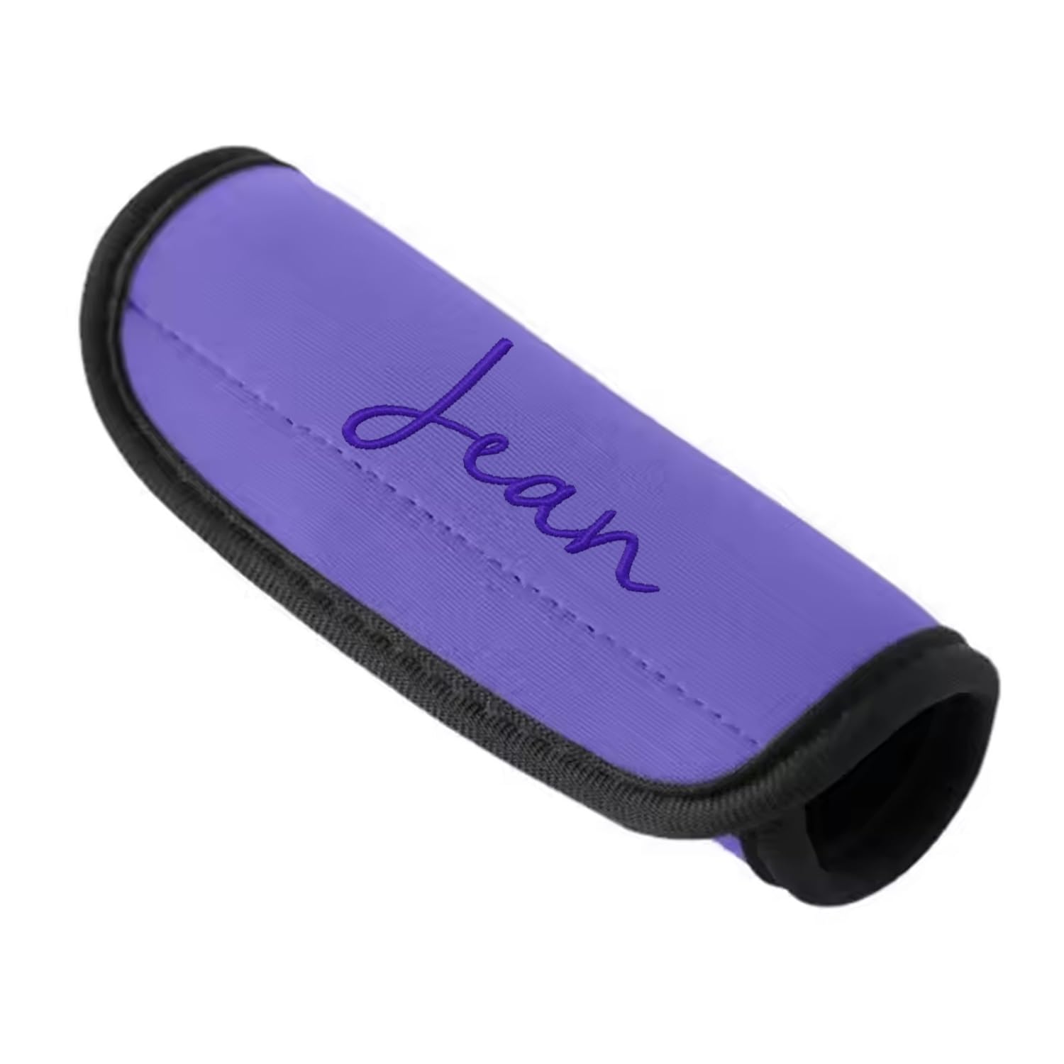 Personalized Luggage Handle Wrap, Custom Name Cover For Suitcase/bags Grip/Case Identifier Perfect For Travel Neoprene Wrap Printed With Text Luggage Tag(Purple)