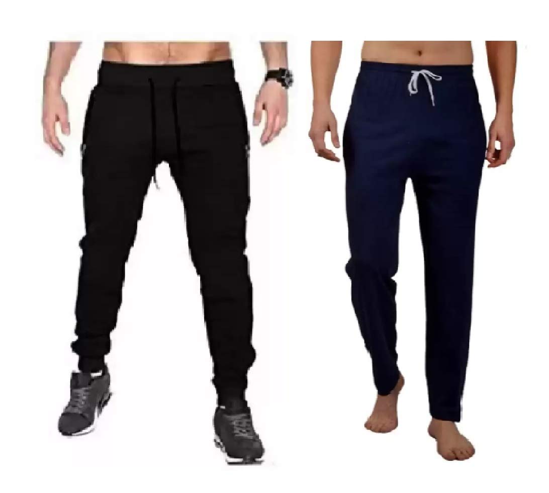 tryo Men BlackBlue Track Pant & Hosiery Pyjama(Free Size)-picture-35