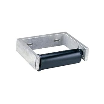 Bobrick 2730 ClassicSeries Aluminum Single Roll Toilet Tissue Dispenser, Satin Finish, 6-1/2" Width
