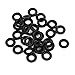 Aexit 30 Pcs Electrical equipment Black 3.75mmx1.8mm Oil Resistant Sealing Ring O-shape NBR Rubber Grommets