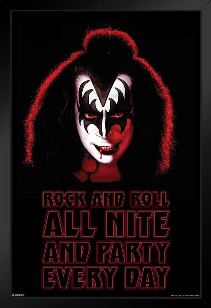 Amazon.co.jp: Kiss ポスター Demon Gene Simmons ソロアルバム ロック 