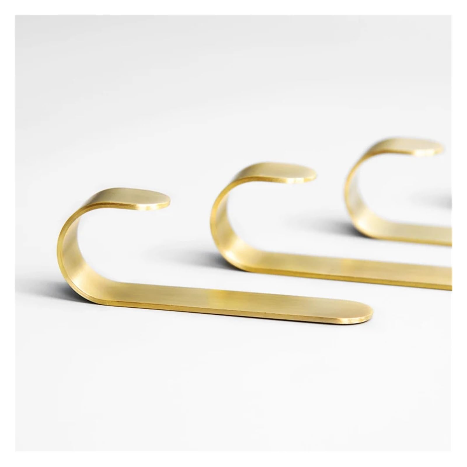Dsfvervd Gold 3Pcs Coat Hook Robe Hook Wall Coat Racks Mounted Hooks Door