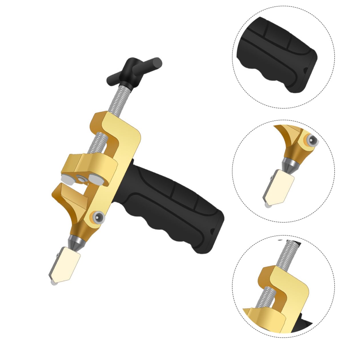 2sets Taglierina Manuale Per Piastrelle Ceramica e Strumento Compatto Con Rulli Di Delimitazione e Accessori Inclusi Utensile Per Ristrutturazioni e Lavori Fai Te