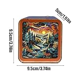 3D Wooden Puzzles Night Light,3D Wooden Jigsaw Puzzles For Adults Kids,LED Light Night Wooden Puzzles,Wooden Puzzles Nightlight Home Decor Warm, Soft Glow Night Light Puzzle Toy For Birthday - Image 4