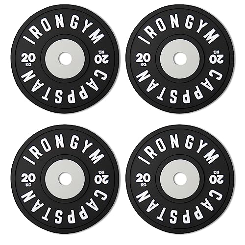 Gym Weight Coasters Set of 4 Pack, Black 4 Pack