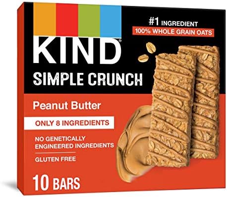 Amazon.com: KIND Simple Crunch Bars, Peanut Butter, 7 Ounce (Pack of 8 ...