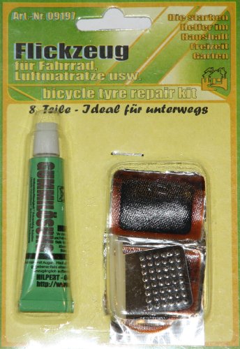 Preisvergleich Produktbild Flickzeug für Fahrrad Luftmatraze u.s.w. 8Teile ideal für unterwegs