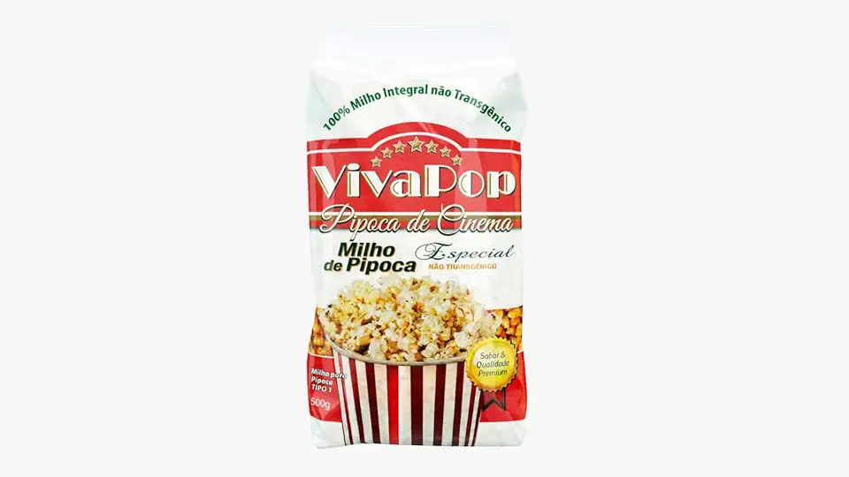Milho de Pipoca Especial Não Transgênico 500g VivaPop