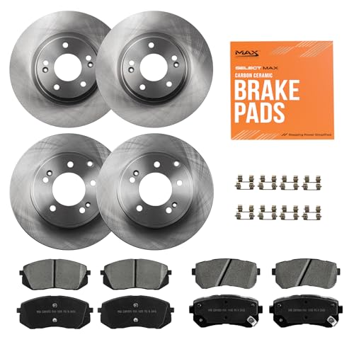 Max Advanced Brakes ValueMAX Front & Rear Brake Kit | Fits 2015-2019 Hyundai Sonata; 2016-2020 Kia...