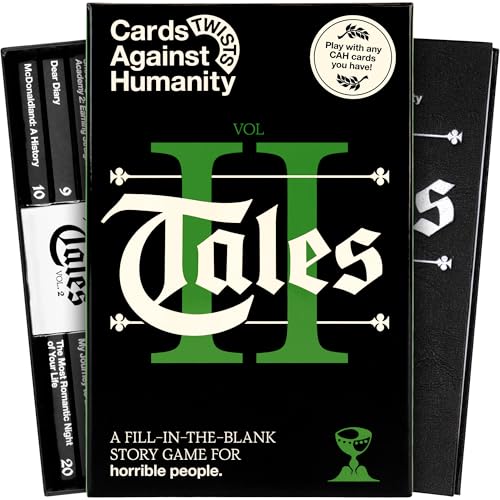 Cards Against Humanity Tales Vol. 2 • A New Twist on The Classic Adult Party Game • Fill in The Blanks of Horrible Stories with Your Cards