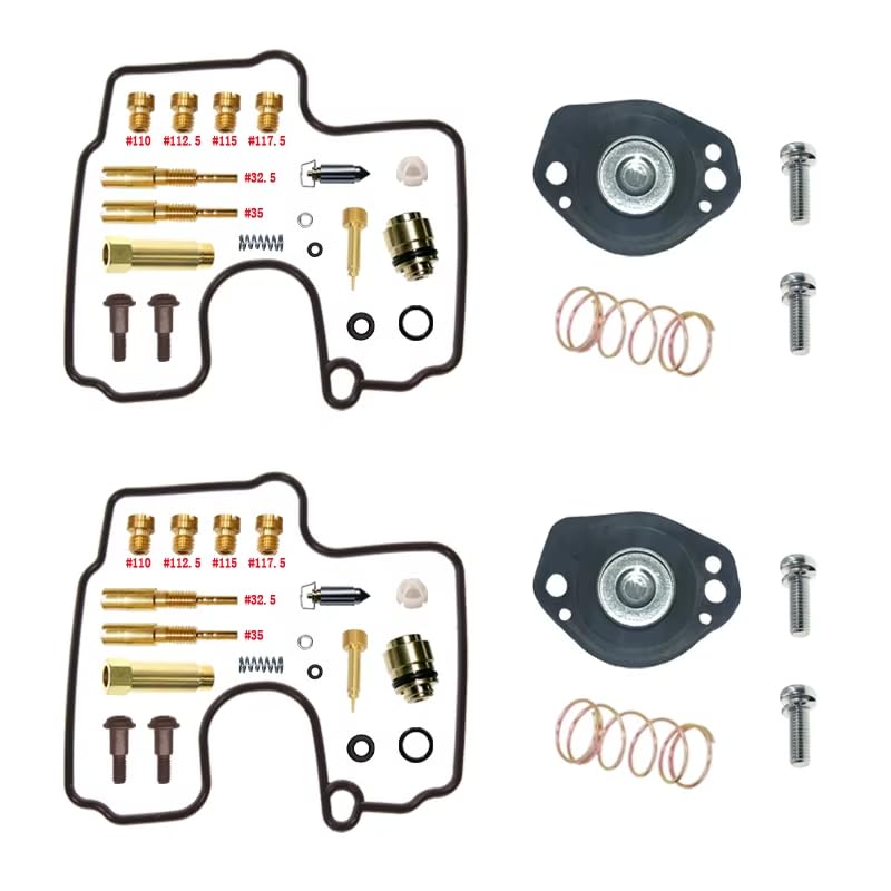 Kit carburateur Intruder 1500 VL1500 avec valve de piston et diaphragme étanche