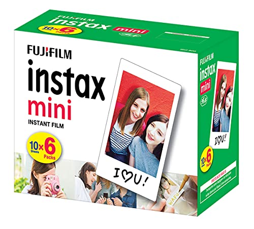 Câmera Fujifilm Instax Mini11 c/função selfie e espelho frontal + Filme Instax Mini Borda Branca Pac