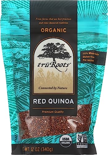 TruRoots Organic Red Quinoa, 12 Ounces, Certified USDA Organic, Non-GMO Project Verified