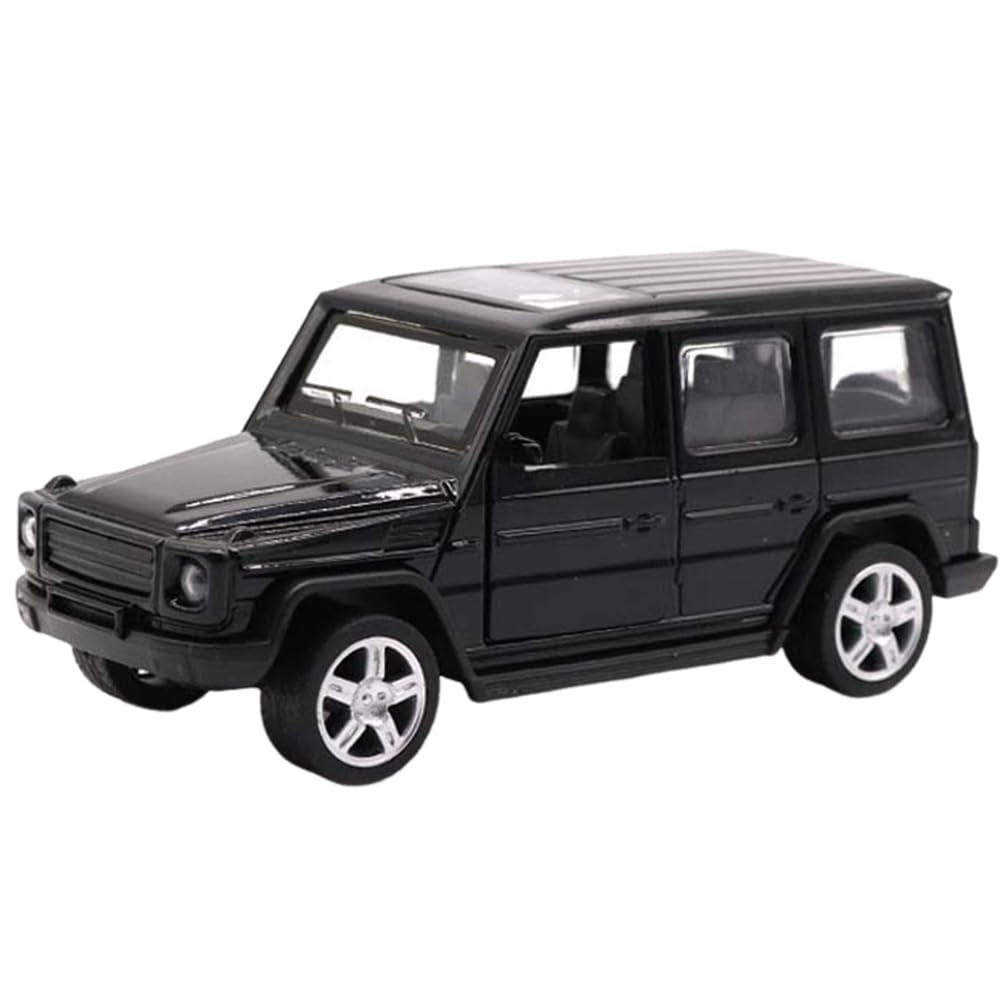 Decorazione Di Auto Giocattolo Dei Cartoni Animati Per Bambini, Mini Auto Giocattolo Fuoristrada, Modello Di Auto Apribile, Adatto a Set Di Regali e Regali Per Collezionisti (Nero)