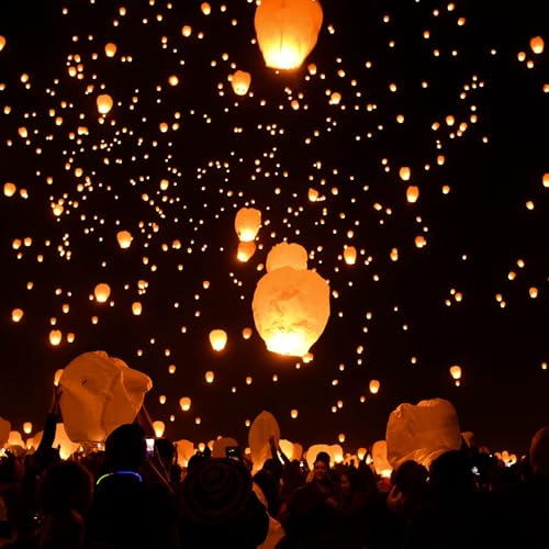 Ysnn PAPER LANTERNS Make Wish For Birthday Party Wedding Decoration Or Outdoor Events thumb #1