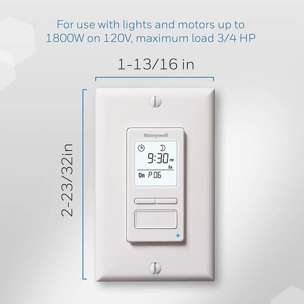 Honeywell Home RPLS740B ECONOswitch dimensions