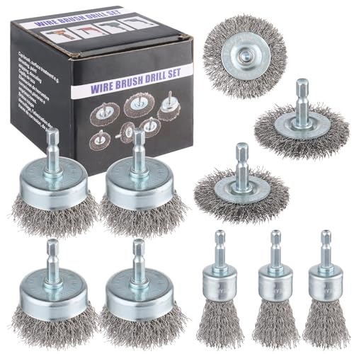 Rocaris 10-Pack Carbon Steel Wire Brush