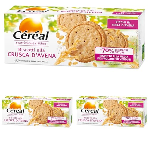 Céréal Biscotti alla Crusca d'Avena, ricchi in fibre d'avena, 8