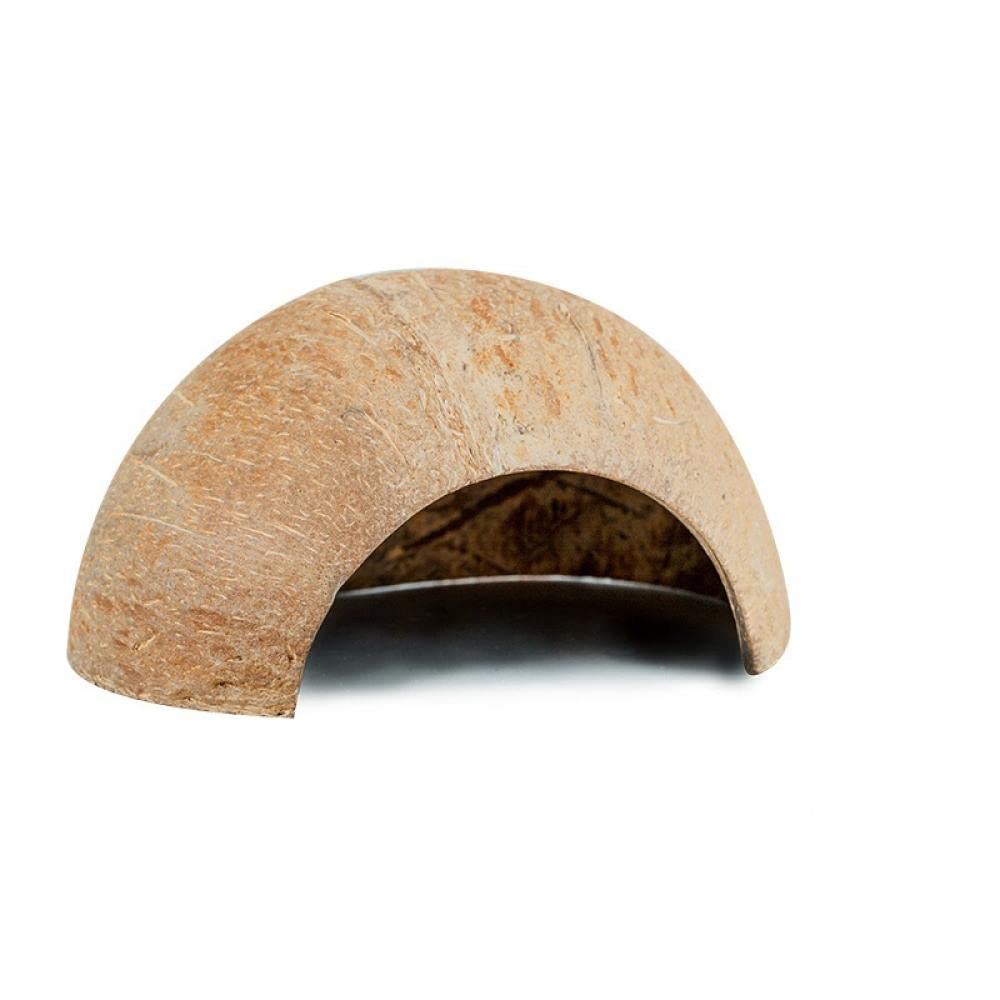 Hamster Hängematte Kleine Haustier Kokosnuss Käfige Haustier Käfig for Hamster Meerschweinchen Eichhörnchen Holz Haus,Vogelnester(A)