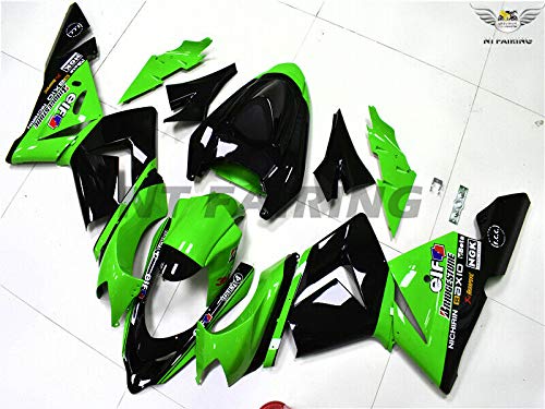 Amazon.com: New Gloss Green Black Fairing Fit for 2004 2005 ZX10R