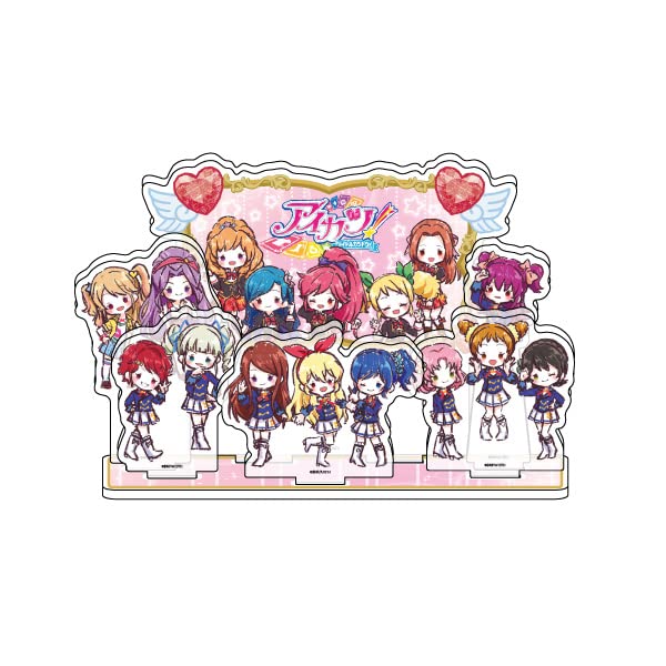 アイカツ アクリルジオラマ アクリルジオラマ「オールアイカツ！大衣装展！！」01/集合