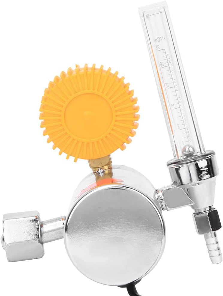 Carbon Dioxide Decompressor Heating Reducer Good Sealing Non Slip Design Zinc Alloy Female Thread 36V