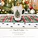 Spode Christmas Tree Latte Mug - 22 Oz Holiday Coffee Cup for Tea, Hot Cocoa, & More - Classic Green Banded Christmas Tree Design - Dishwasher & Microwave Safe Fine Stoneware Mug