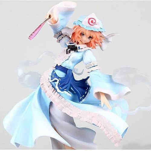 Touhou Project Yuyuko Saigyouji Action Pvc Figure, Anime Pretty Girl Character Sculpture Action Figure Environmental Protection Materials Collection Model Decoration Ornaments Gift #TOP3
