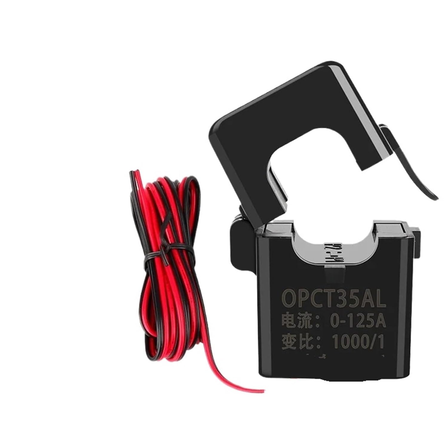 OPCT35AL Clamp Current Transformer AC 0~630A 1000/1 2000/1 3000/1 4000/1 5000/1 100A 200A 300A 400A 500A 600A Split Core CT 1Pcs(OPCT35AL 600A-40mA)