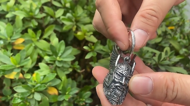 Guardian Bell Moto Acier Inoxydable Argent - Clochette Protectrice Biker Ange Gardien