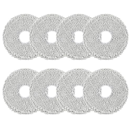 Lot de 8 Chiffons de Nettoyage pour ECOVACS DEEBOT X2/T20/T30/T50 Pro OMNI, pour Xiaomi X20/X10+...