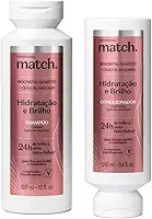 Kit O Boticário Match Hidratação e Brilho Shampoo + Condicionador Cabelos Hidratados e Brilhantes