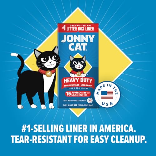Image of Jonny Cat Heavy Duty Litter Box Liners, Jumbo, 15ct
