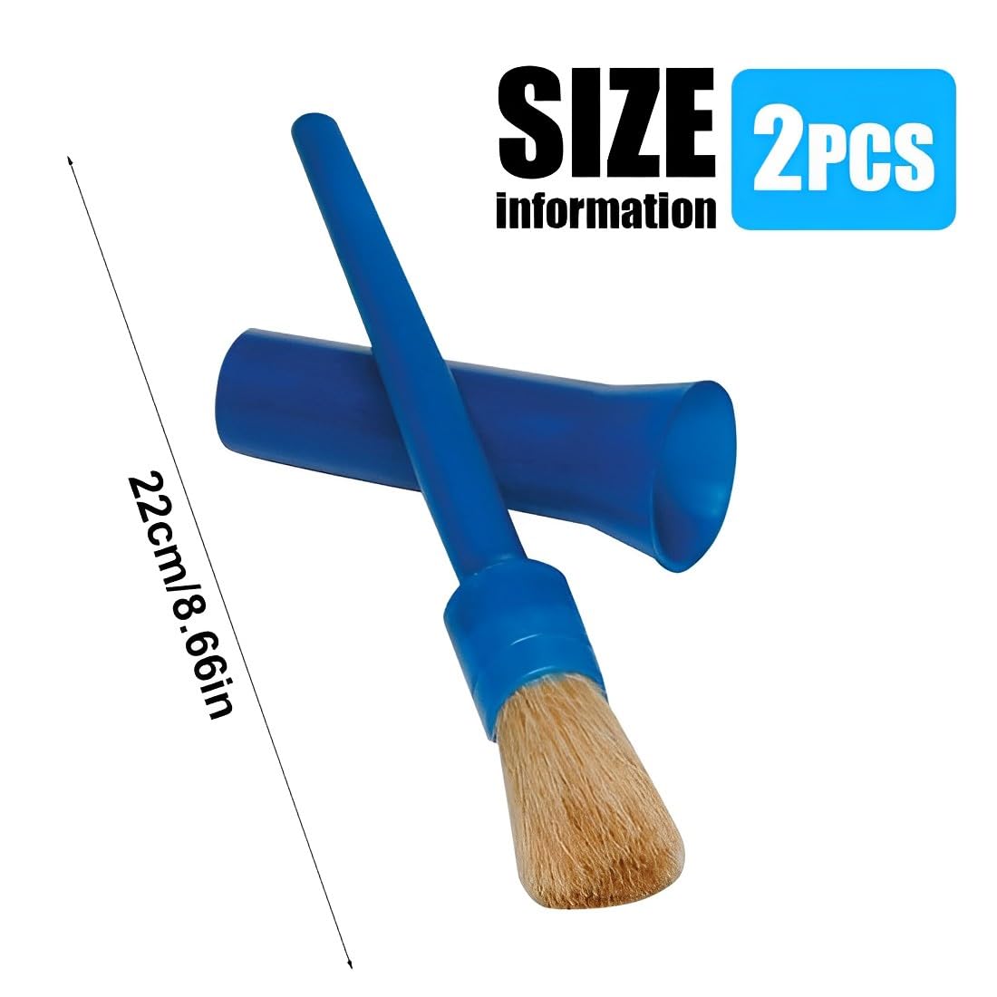 2pcs Spazzola per zoccoli di cavallo Spazzola per zoccoli con cappuccio in pelo di maiale Spazzola per zoccoli per cura degli zoccoli
