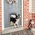 MAVRICFLEX Dog Door for Large Dogs, Smoky Gray Frame Door for Large Dogs and Pets, Plastic Doggy Door and Medium Pets with Sliding Lock Panel and Magnetic Flap, Doggie Door
