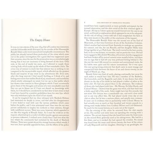 Image of The Return of Sherlock Holmes | Unabridged (256 pages) | Detective Fiction Novel for Readers of All Ages by Arthur Conan Doyle (Classic Novels)