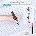 XKETA Grounding Mat for Bed, Grounding Pad for Sleeping, Reduce Anxiety and Inflammation, Pain Relief, Improve Energy - Pure Silver Fiber, Grounding Cord, Test Pen & Safety Adapter (Queen)
