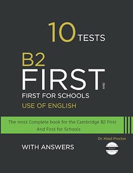 B2 FIRST Use of English 10 Practice Tests for the Cambridge exam