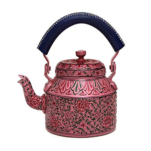 Buy Kaushalam Hand Painted Tea Pot Colourful Handicraft Kettle Antique