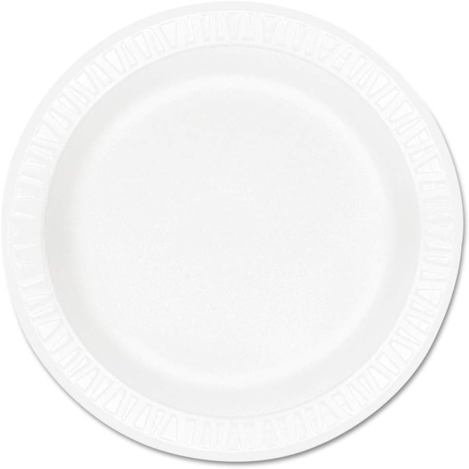 Dart 10.25” Foam Plates – C-Concorde Unlaminated, White, 125 Count Pack, Perfect For Parties & Catering - View #9