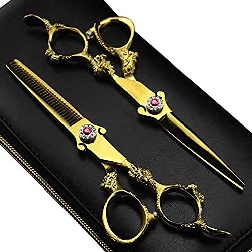 6 Pouces Professionnel Ciseaux Cheveux Coiffure Set Barber Coupe Cisailles Enfant Hommes Et Femmes Sécurité Utilisation, Coupe De Cheveux Ciseaux Et Rhéofluidifiant