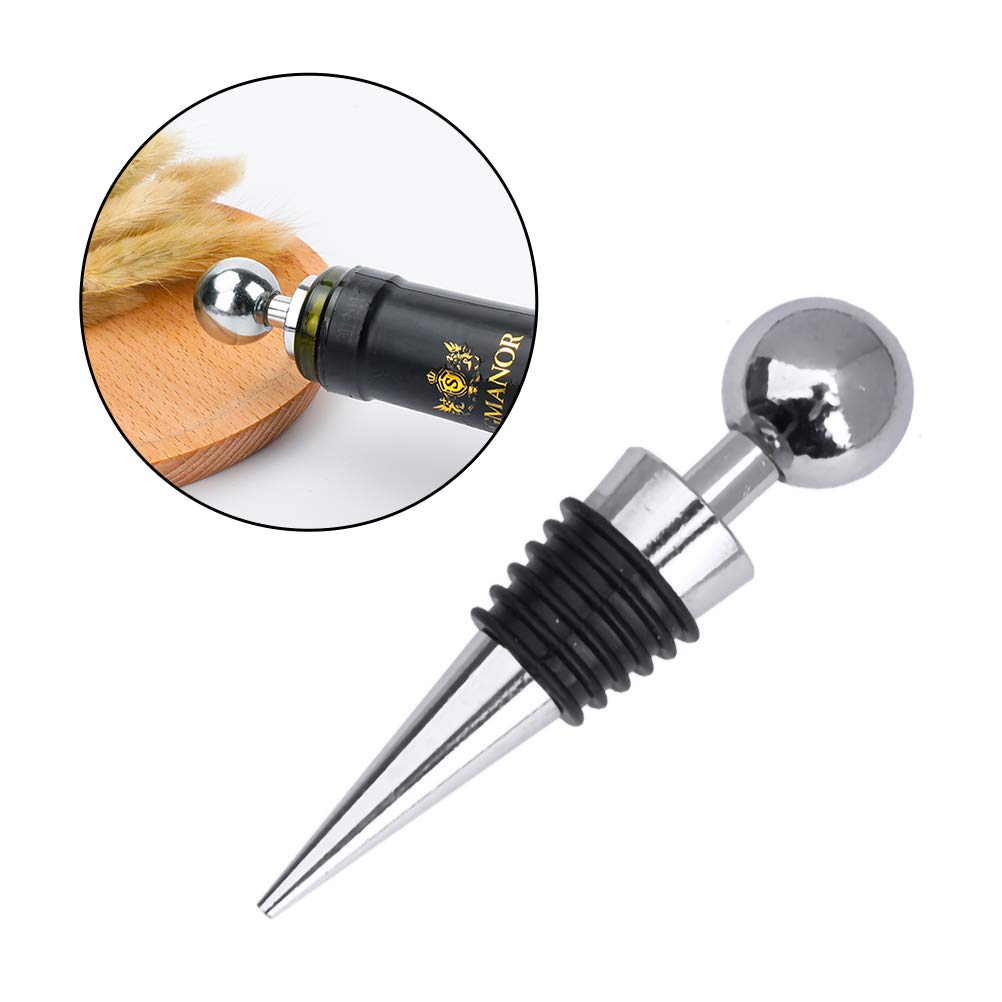 Kuou 2 Stück Multifunktions Winged Korkenzieher, Edelstahl Weinöffner Flaschenöffner mit Weinstopper für Haus Bar Party