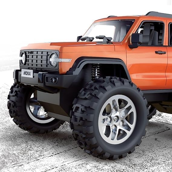 Image of Toys RC Monster Truck, 2.4GHz Remote Control SUV, 50 Minutes Play Time (Neon Green)