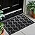 Yimobra Sturdy Front Entrance Door Mat, Heavy Duty Outdoor Indoor Doormat Entryway Floor Mat, Non Slip Rubber Backing, Easy Clean Shoe Scraper, Waterproof, Patio, Lawn, 17x29.5 Inch, Black