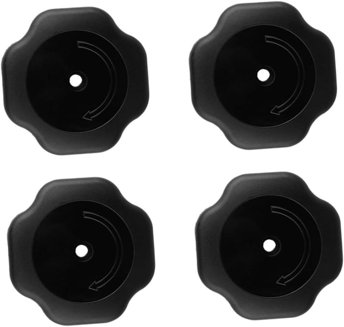 4pcs Pressure Cooker Knobs Install Plastic Handles for Frying Pans Pot Lids and Cookware Comfortable Grip for Daily Use and Replacement