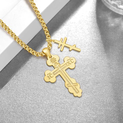 925 Sterling Silver Cross Necklace for Men Women Religious Amulets Jewelry Gifts3