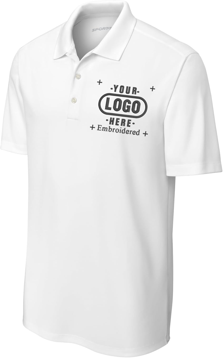 Custom Polo Shirts for Men Custom Embroidered Polo Shirt, Personalized with Text & Logo Black - Image 8